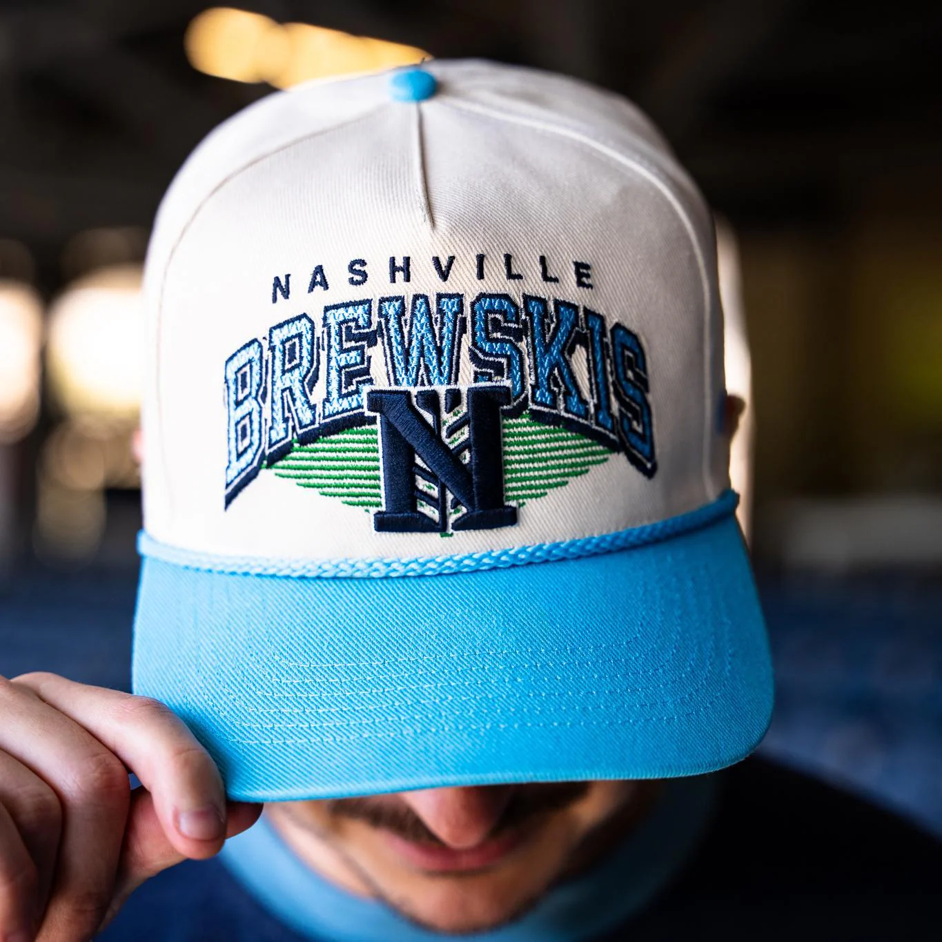 Nashville Sounds '47 Brand Natural & Columbia Brewskis Pomona TT Rope Hitch Hat - Image 2