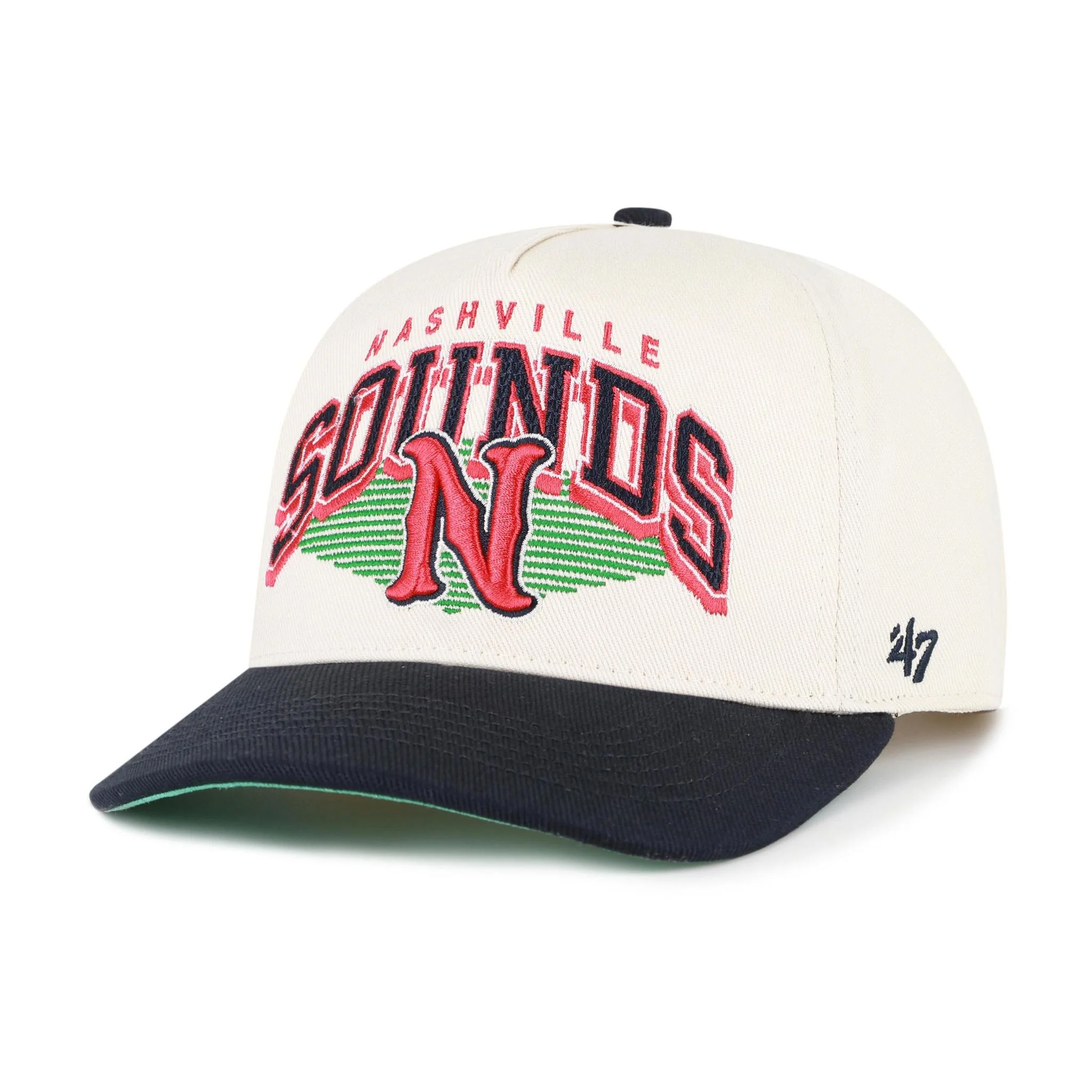 Nashville Sounds '47 Brand Natural & Navy Pomona TT Rope Hitch Hat
