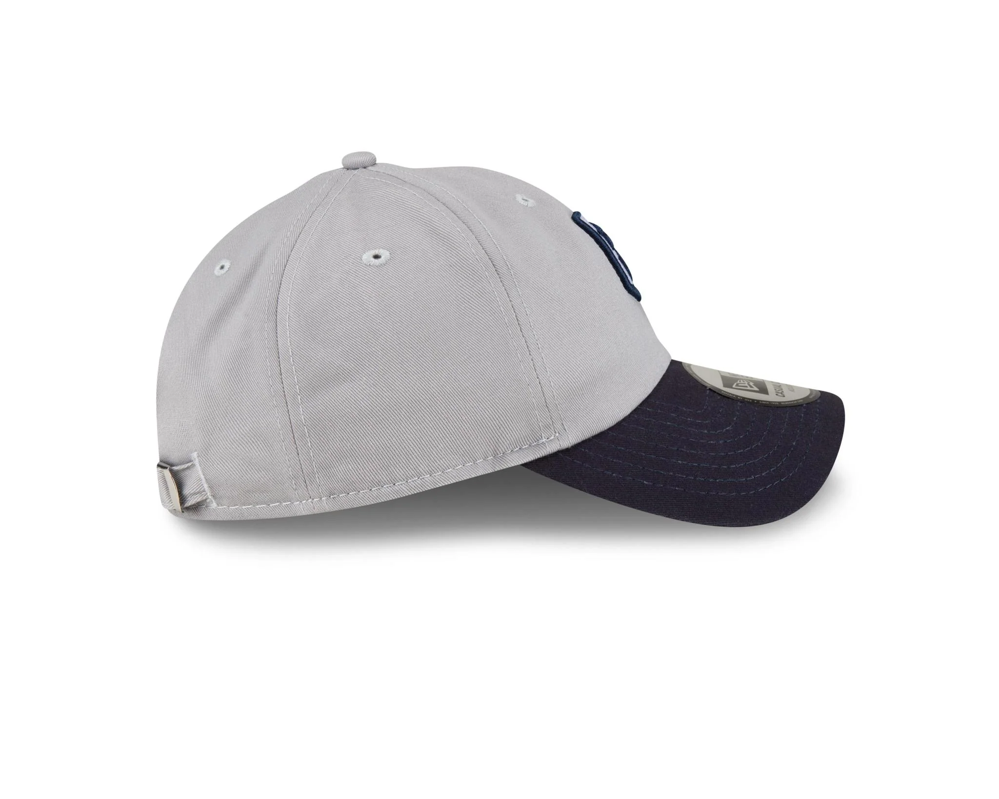 Nashville Sounds New Era Jr Grey & Navy Casual Classic Plate Logo Hat - Image 6